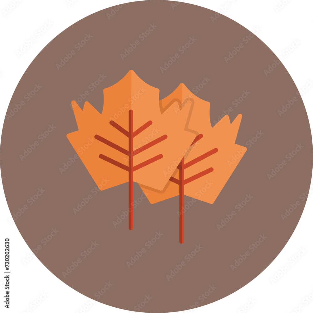 Maple Leaf icon vector image. Can be used for Autumn.
