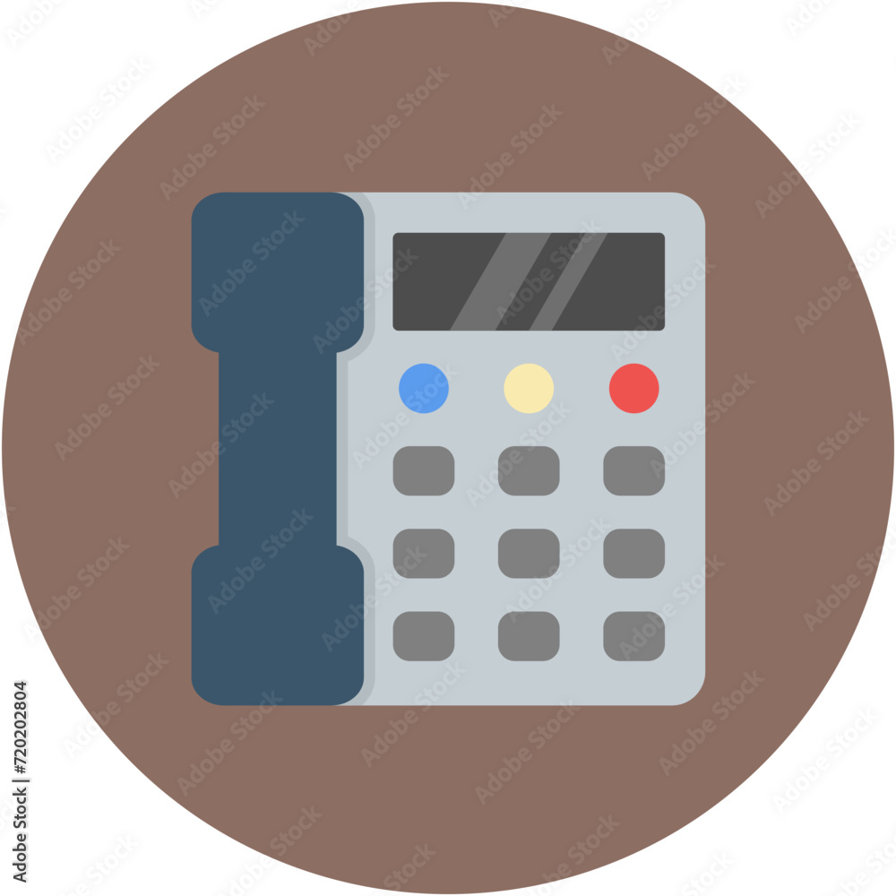 Telephone icon vector image. Can be used for Hotel Services. Telephone icon vector image. Can be used for Hotel Services.
