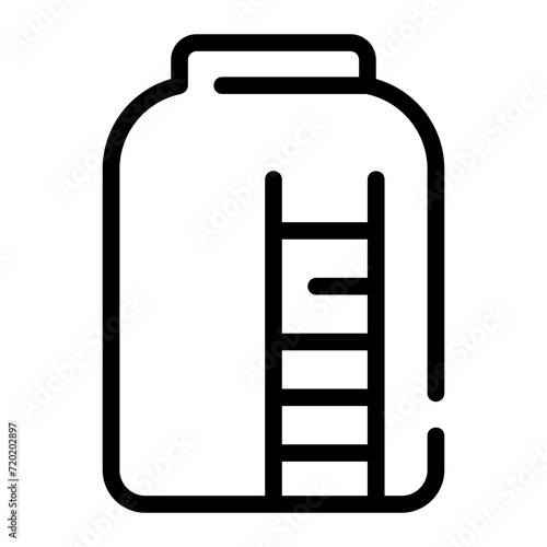 water tank line icon