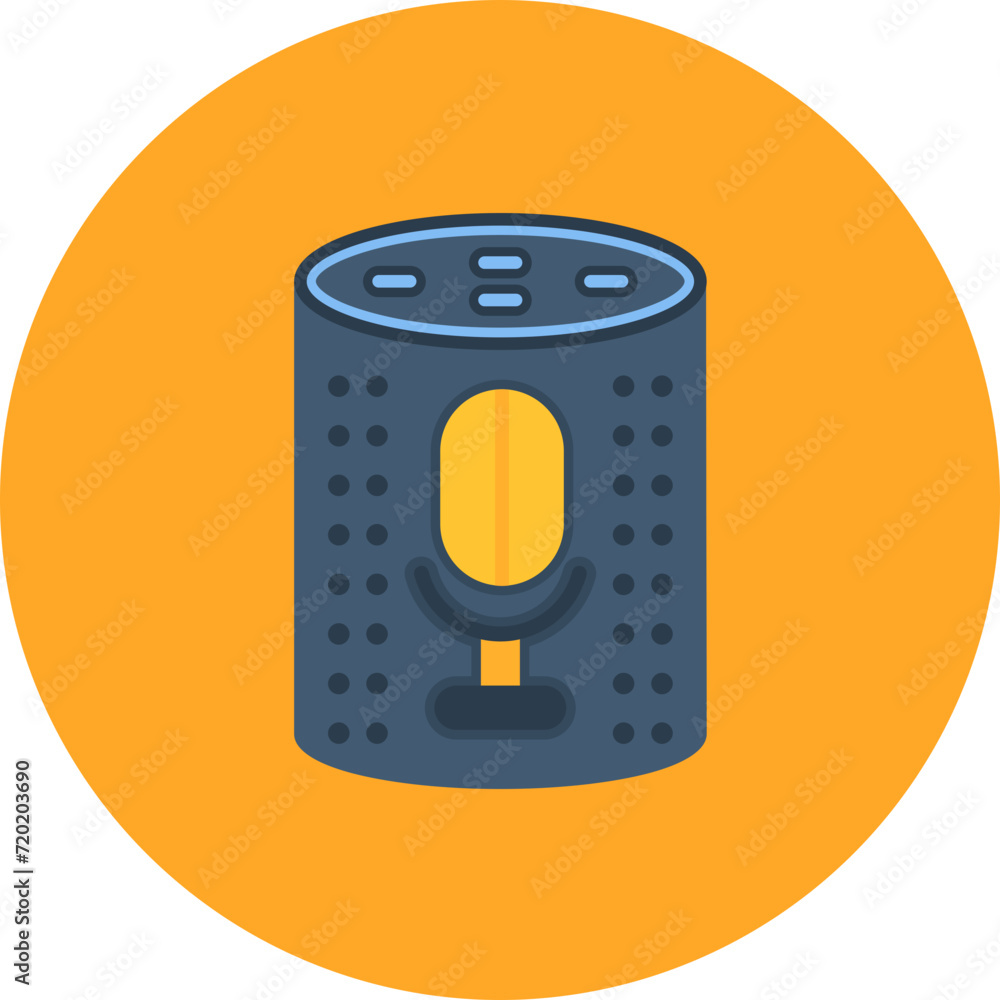 Fotografie Voice Assistant icon vector image. Can be used for Smart Home.