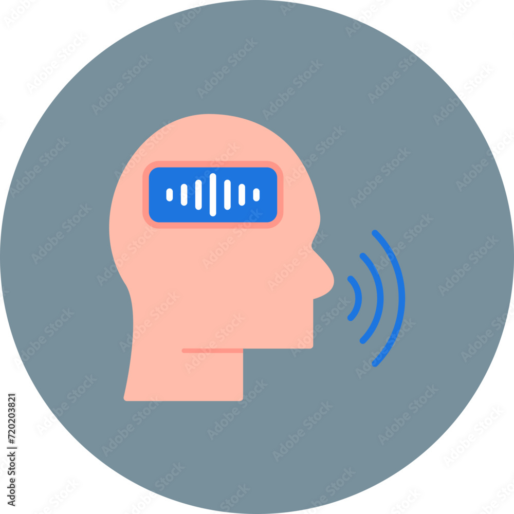 Voice Control icon vector image. Can be used for Smart Home. Voice Control icon vector image. Can be used for Smart Home.
