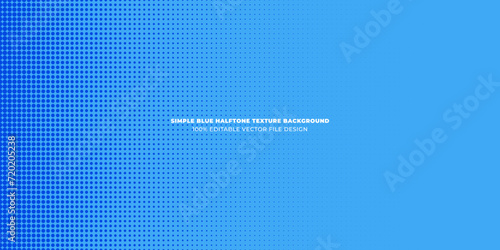 Simple Blue Abstract Horizontal Background With Delicate Halftone Vector Texture photo
