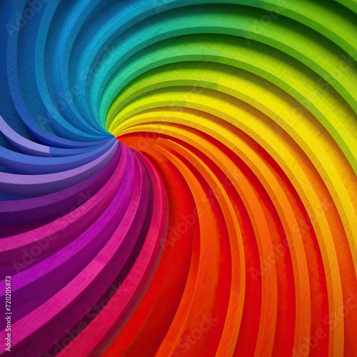 A colorful rainbow of red  orange  yellow  green  blue  indigo and purple  use filter photography  romanticismhigh resolution