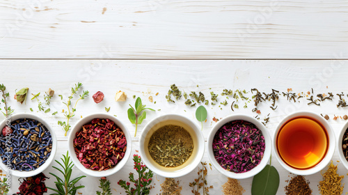 Different herbal teas