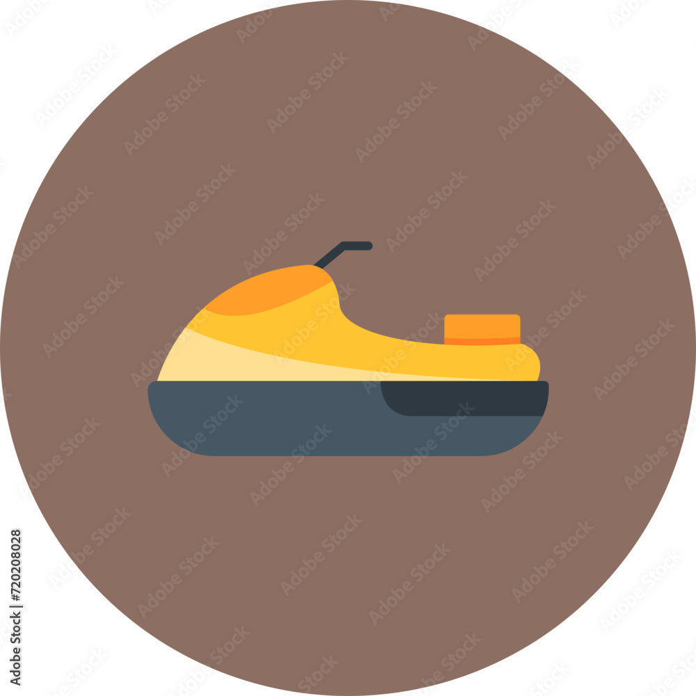 Jet Ski icon vector image. Can be used for Transport. Jet Ski icon vector image. Can be used for Transport.