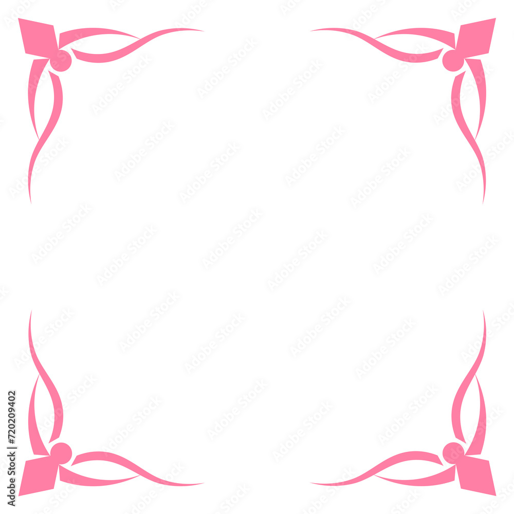 pink image frame pattern and corner pink image frame pattern and corner