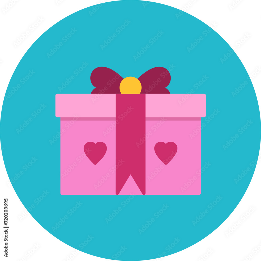 Present icon vector image. Can be used for Winter. Present icon vector image. Can be used for Winter.