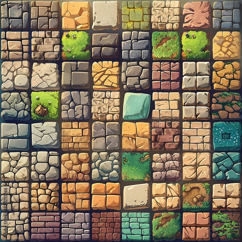 Game stone tileset