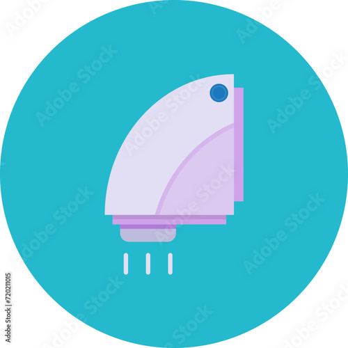 Hand Dryer icon vector image. Can be used for Hygiene Routine.