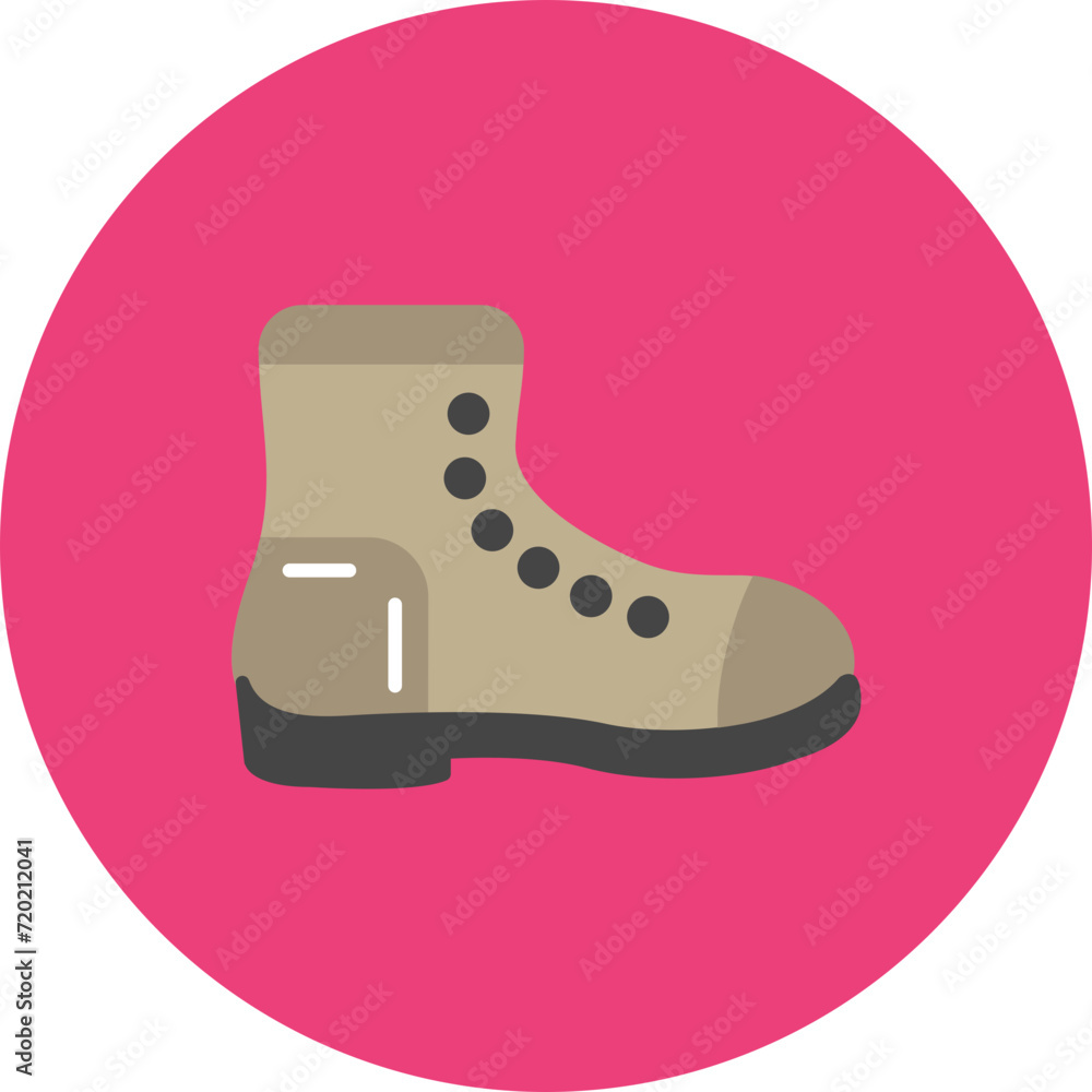 Army Boots icon vector image. Can be used for Military. Army Boots icon vector image. Can be used for Military.
