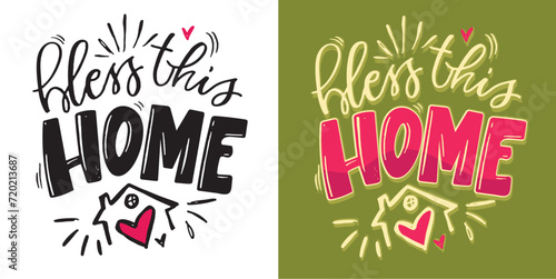 Cute hand drawn doodle lettering postcard, lettering print t-shirt design, 100% vector design.