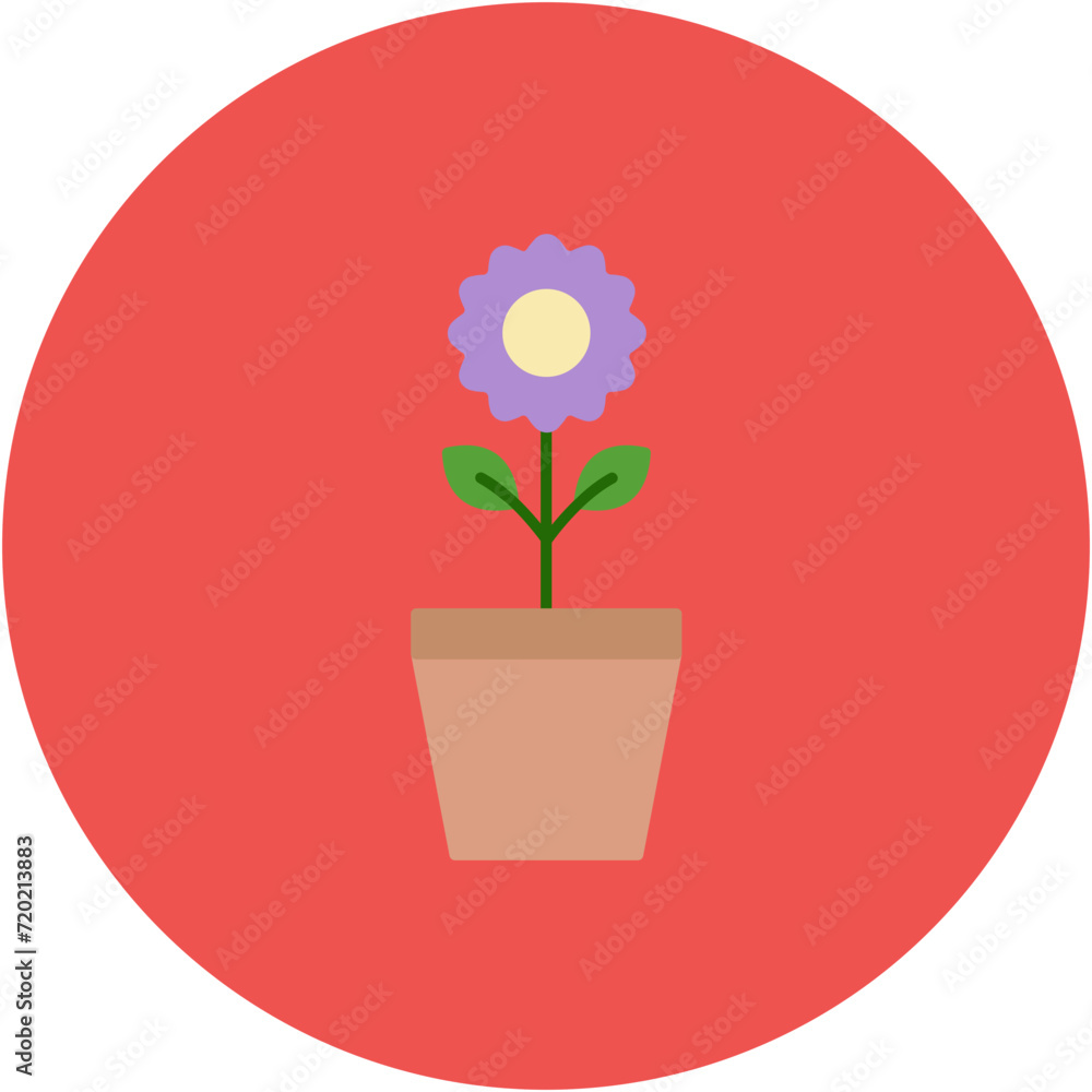 Plant Pot icon vector image. Can be used for Interior. Plant Pot icon vector image. Can be used for Interior.