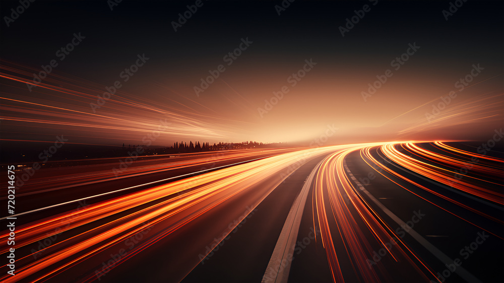 Road speed motion blur Road speed motion blur
