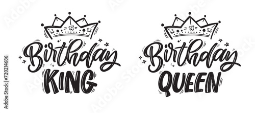 Happy birthday - cute hand drawn doodle lettering postcard. Time to  celebrate. Make a wish. Birthday Party time - label for banner  t-shirt design.100  vector