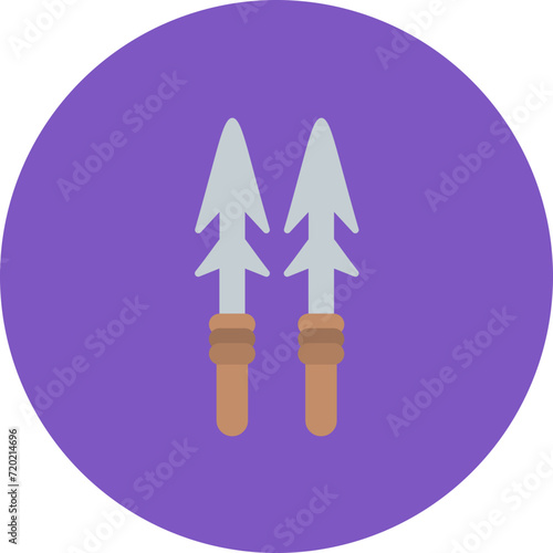 Harpoon icon vector image. Can be used for Pirate.