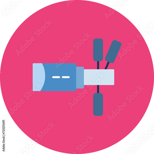 Hubble Telescope icon vector image. Can be used for Space Technology.