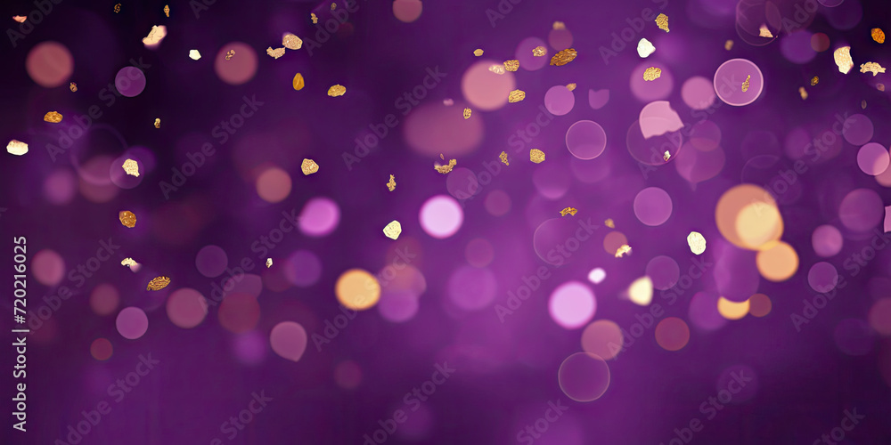 Purple Festive abstract Background, Happy New Year Celebration Sparkles Banner, space for text Purple Festive abstract Background, Happy New Year Celebration Sparkles Banner, space for text