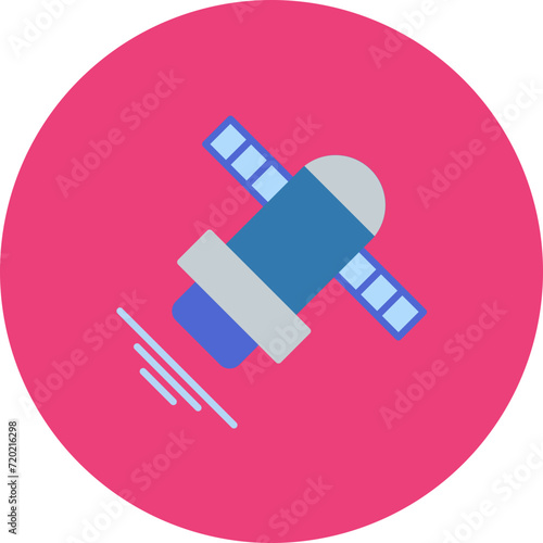 Sputnik icon vector image. Can be used for Space Technology.