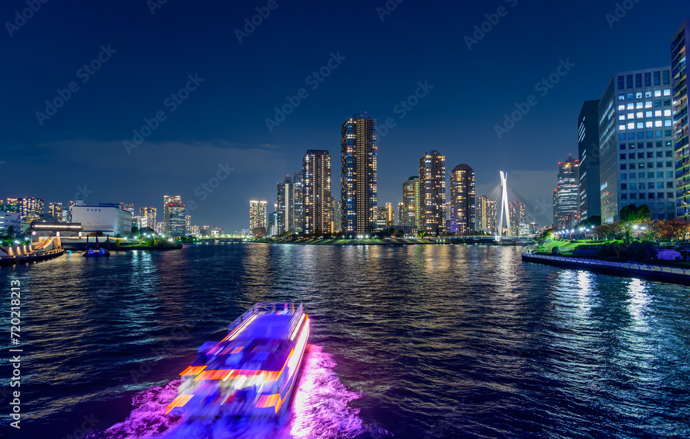 Fototapeta premium 隅田川から観る夜景