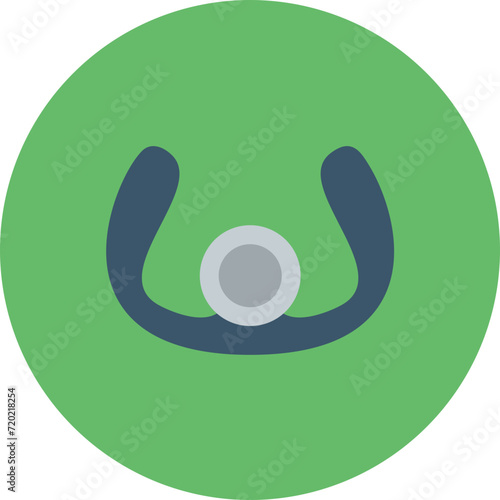 Aeroplane Steering Wheel icon vector image. Can be used for Aviation.