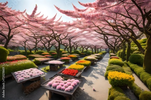 Iwate Prefecture Morning Grilled  Blossom Garden photo