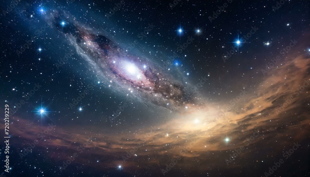 Obraz premium space galaxy in space