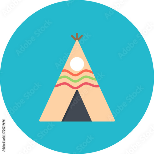 Wigwam icon vector image. Can be used for Type of Houses.