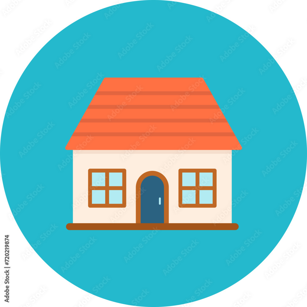 Europe House icon vector image. Can be used for Type of Houses. Europe House icon vector image. Can be used for Type of Houses.