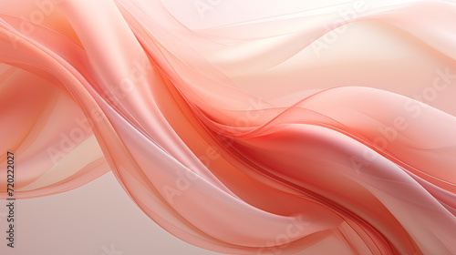 Soft Flowing Lines in Valentines Day Abstraction Background Ai Generative