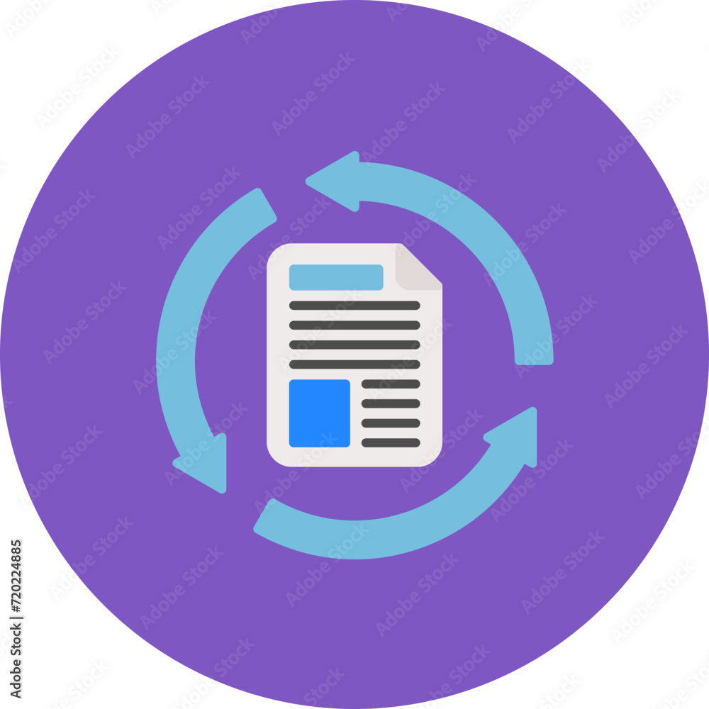 Iteration icon vector image. Can be used for Productivity. Iteration icon vector image. Can be used for Productivity.