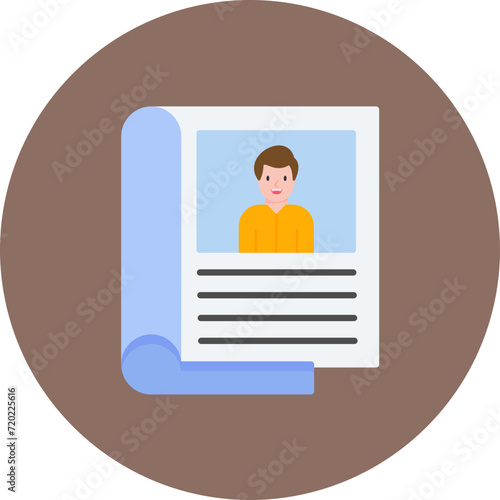 Magazine icon vector image. Can be used for Library.
