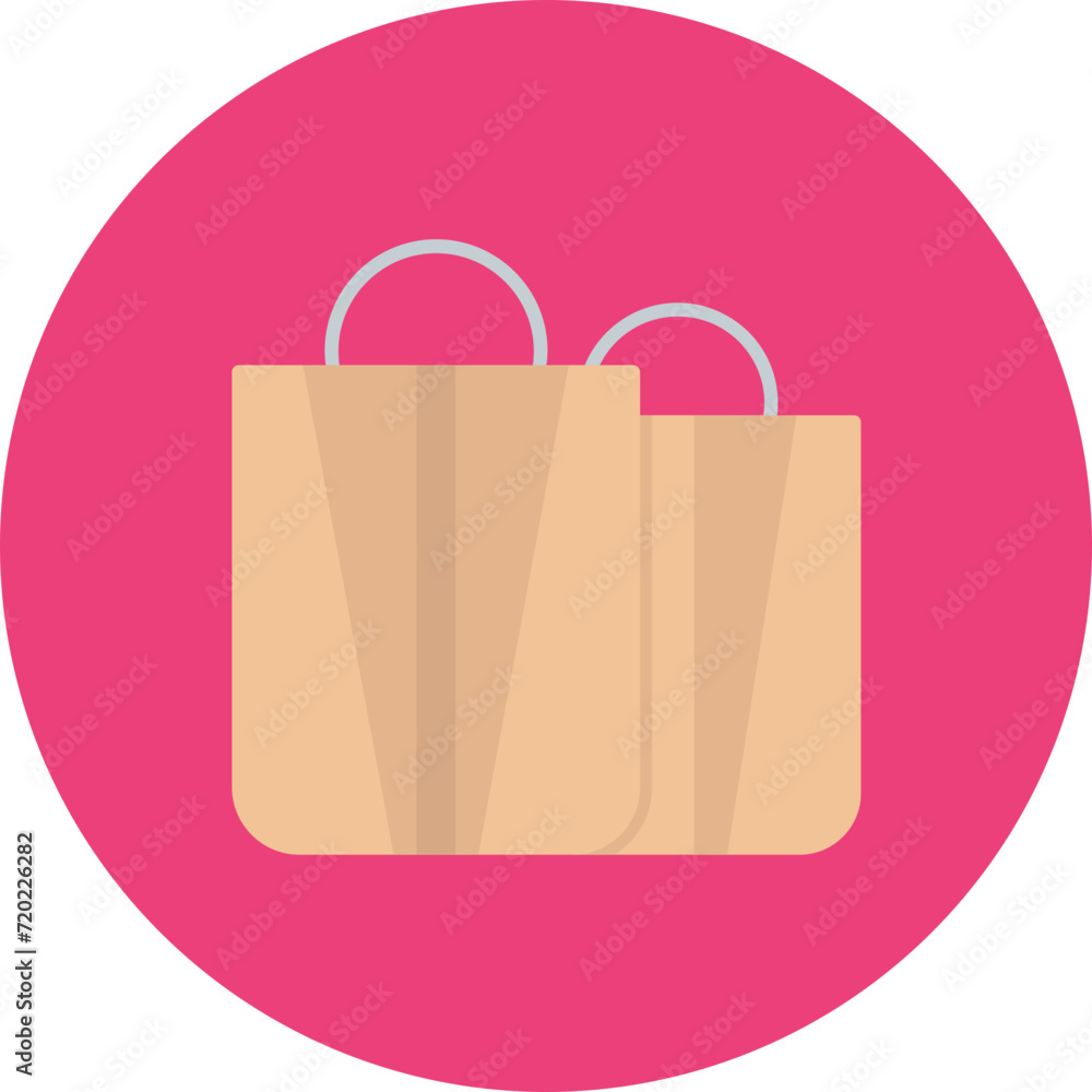 Shopping Bags icon vector image. Can be used for New Year. Shopping Bags icon vector image. Can be used for New Year.