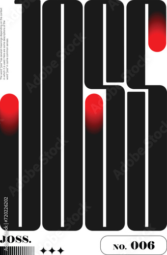 Poster Modern Aesthetic Color Simple