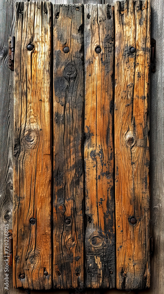 Dark old wooden background, texture boards, top view. Dark old wooden background, texture boards, top view.