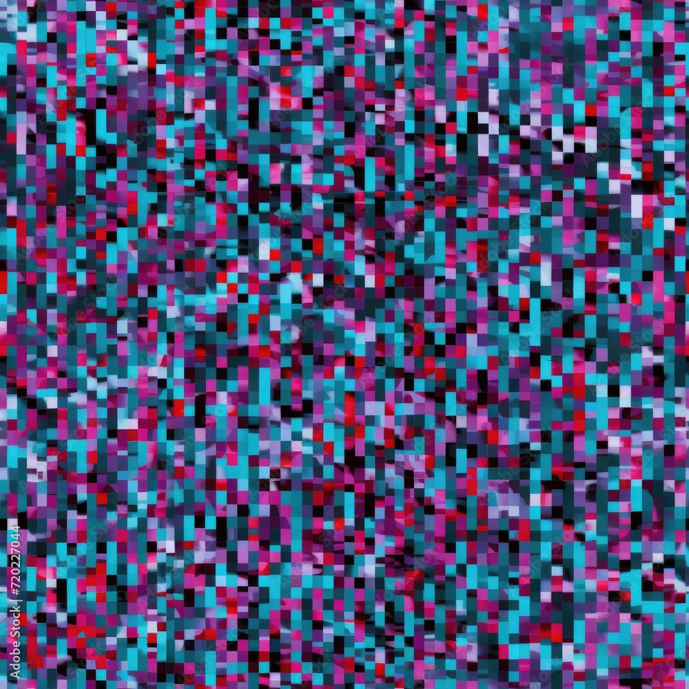 Fototapeta premium Pixelated Camouflage Leopard Mix. A pixelated blend of leopard spots with a camouflage effect.