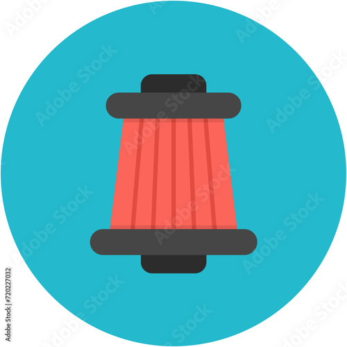 Airfilter icon vector image. Can be used for Car Repair. photo
