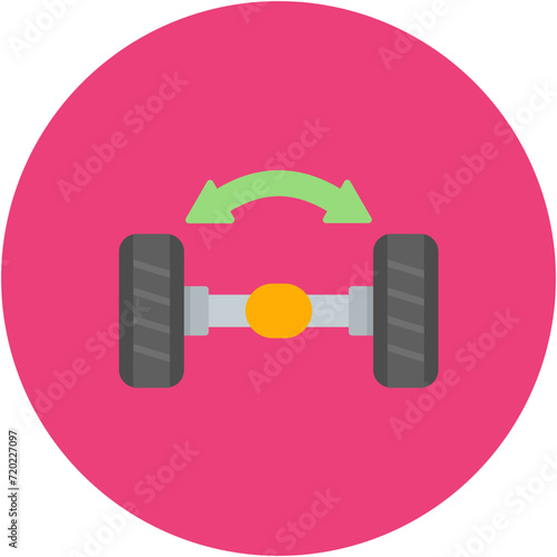 Wheel Alignment icon vector image. Can be used for Car Repair.