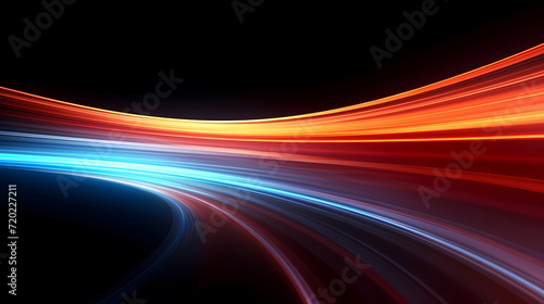 Line glowing motion blur illustration light background, energy neon light, effect bright line glowing motion blur