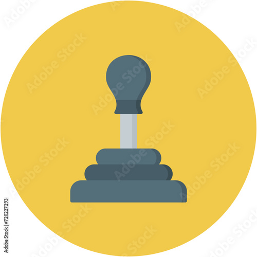 Gearshift icon vector image. Can be used for Car Repair.
