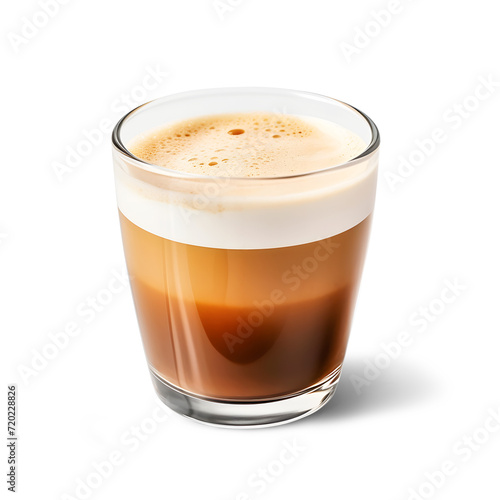 Coffee cup isolated on white background. Generative Ai.