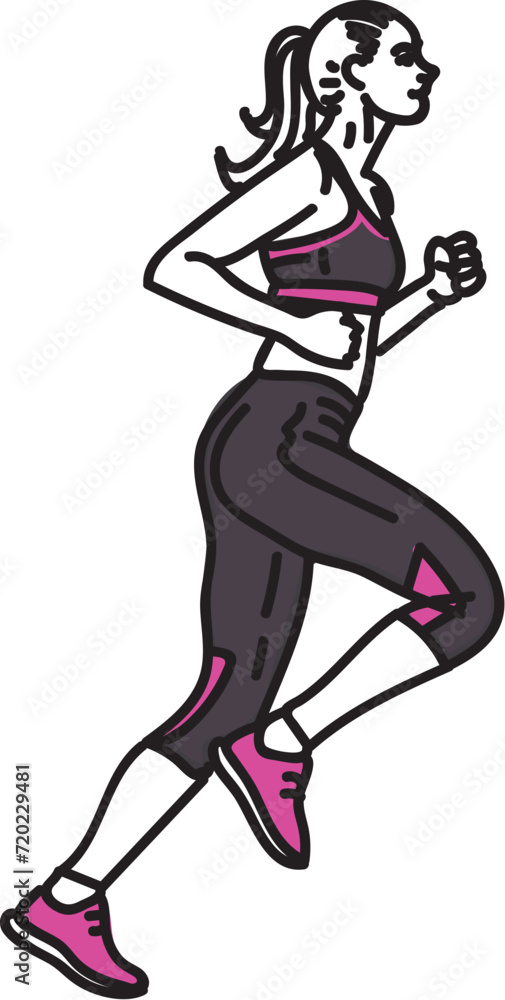 Fototapeta premium Runner