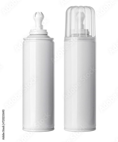 Fényképezés Open blank whipped cream can