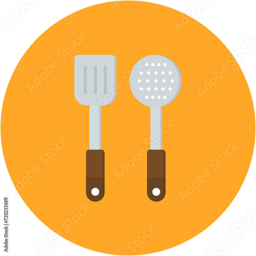Spatula icon vector image. Can be used for Restaurant.