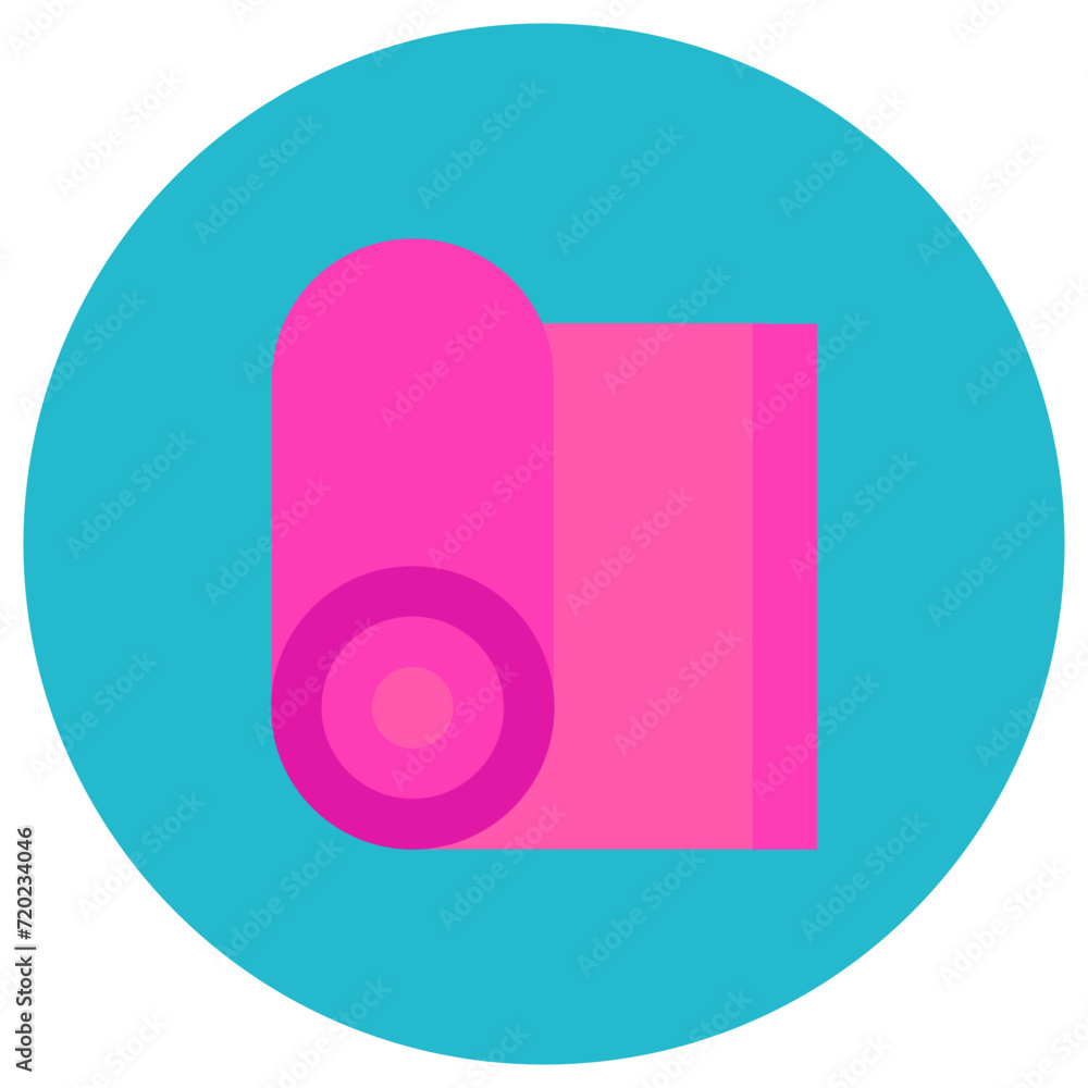 Fabric icon vector image. Can be used for Sewing. Fabric icon vector image. Can be used for Sewing.