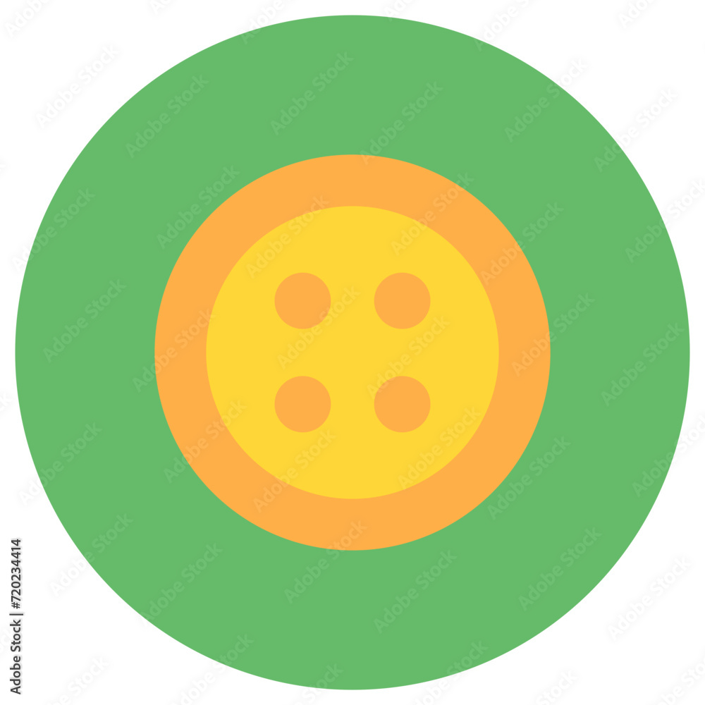 Clothing Button icon vector image. Can be used for Sewing. Clothing Button icon vector image. Can be used for Sewing.