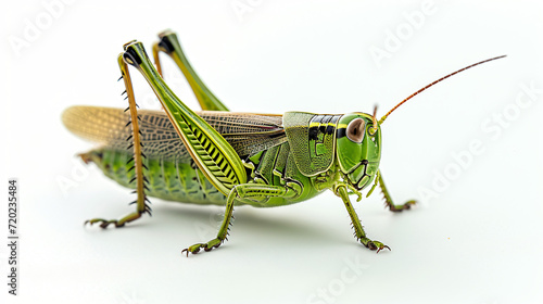 Grasshopper isolated on white background
