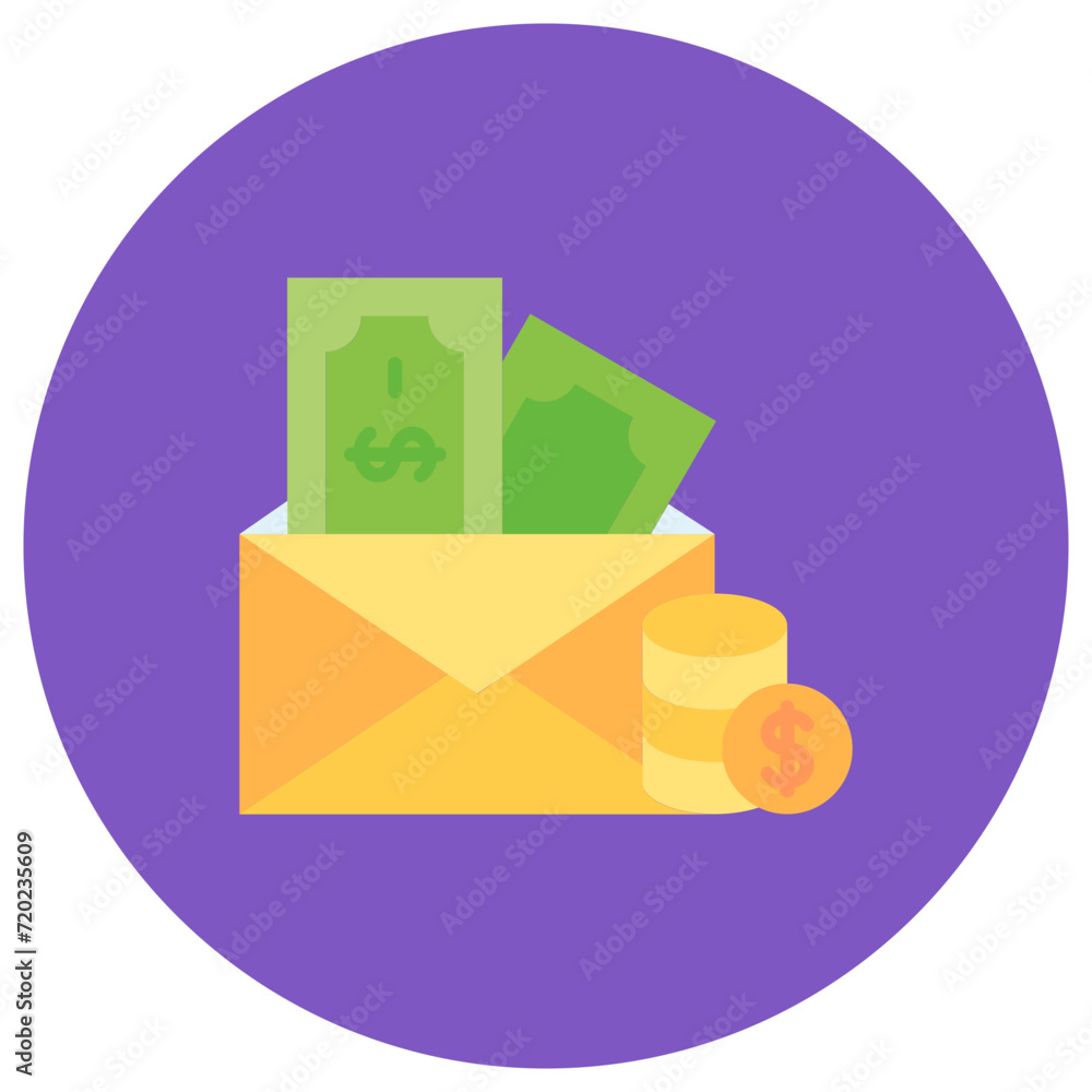 Salary icon vector image. Can be used for Banking and Finance. Salary icon vector image. Can be used for Banking and Finance.