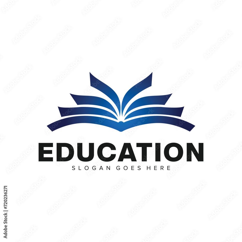 Minimalist and modern book logo for education and organization theme. Also great for company logos, brands, for icons, labels, etc Minimalist and modern book logo for education and organization theme. Also great for company logos, brands, for icons, labels, etc