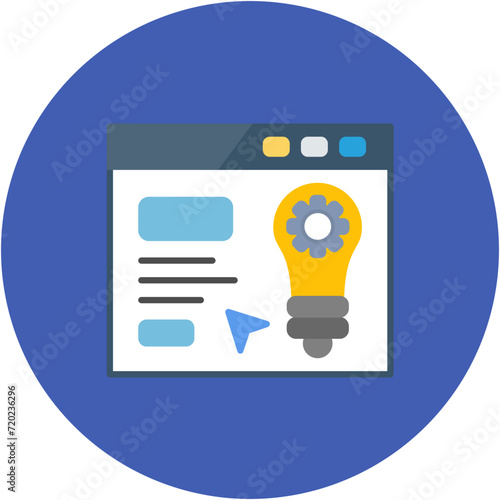 Solution icon vector image. Can be used for SEO and SEM.