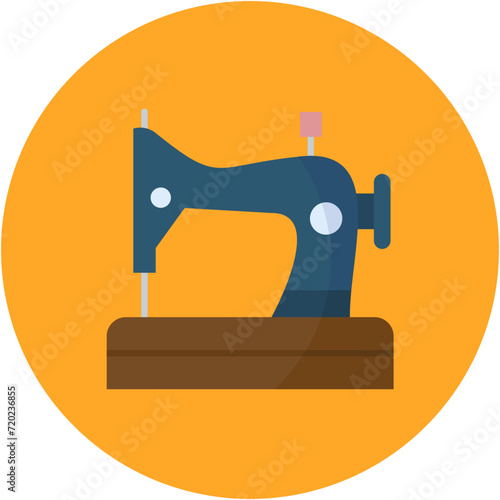 Sewing Machine icon vector image. Can be used for Fashion. © SAMDesigning